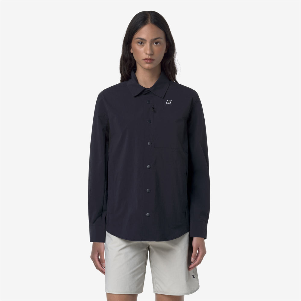 Blue Unisex Outdoor Classic Hiking Shirt with Breathable Mesh Inserts 02