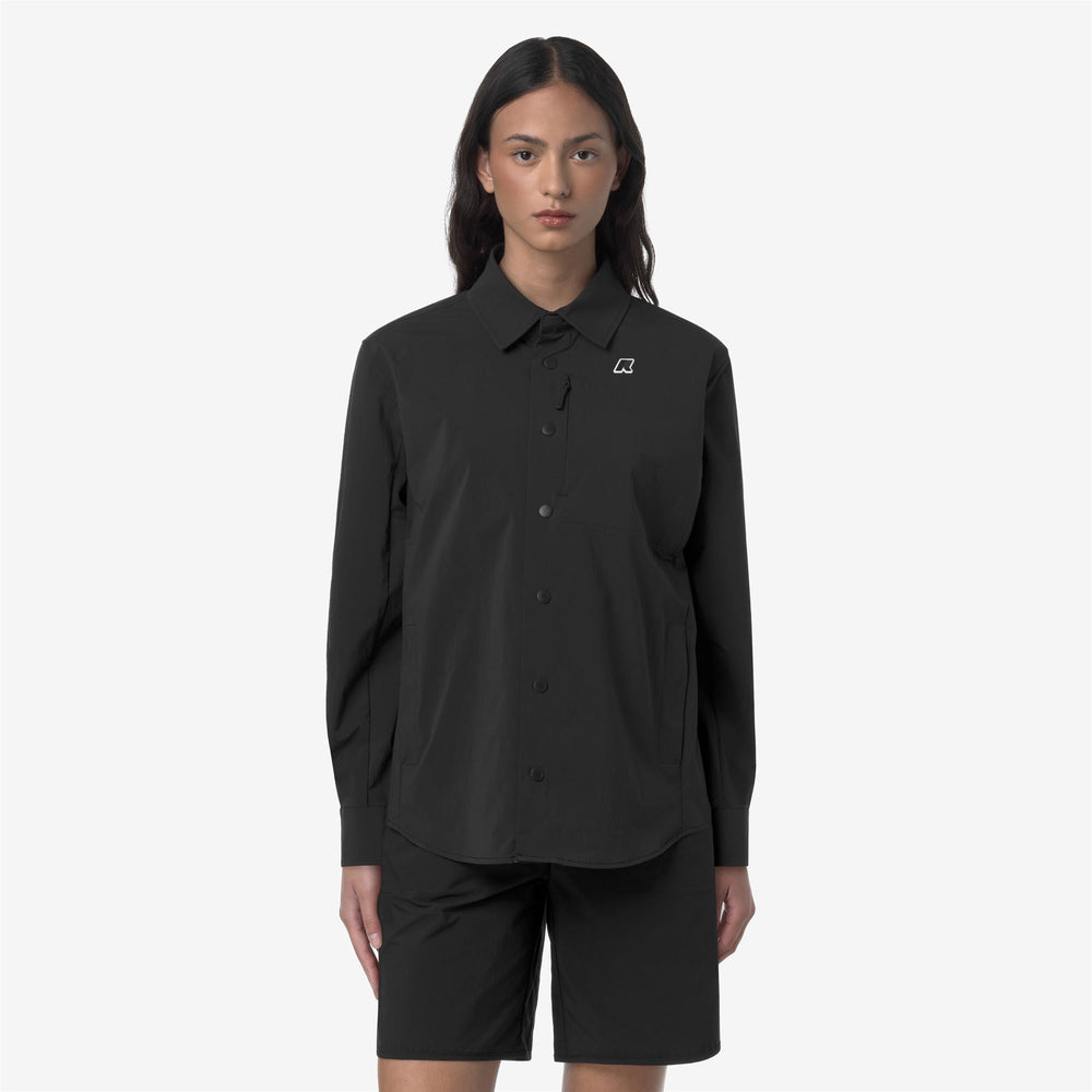 Black Grey Unisex Outdoor Classic Hiking Shirt with Breathable Mesh 02