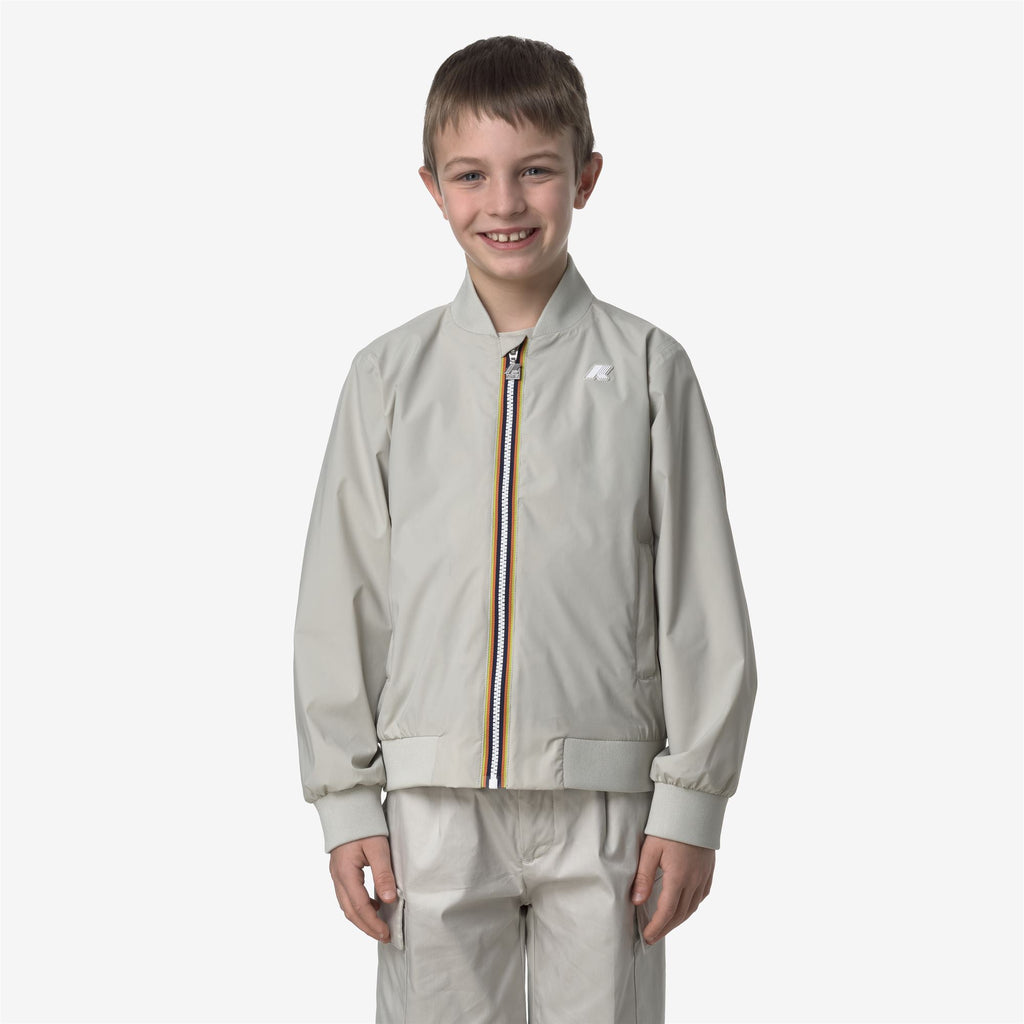 Jackets_KID UNISEX_P. AORELIAN STRETCH  NYLON JERSEY_Mid_BEIGE LT - Commercial 4