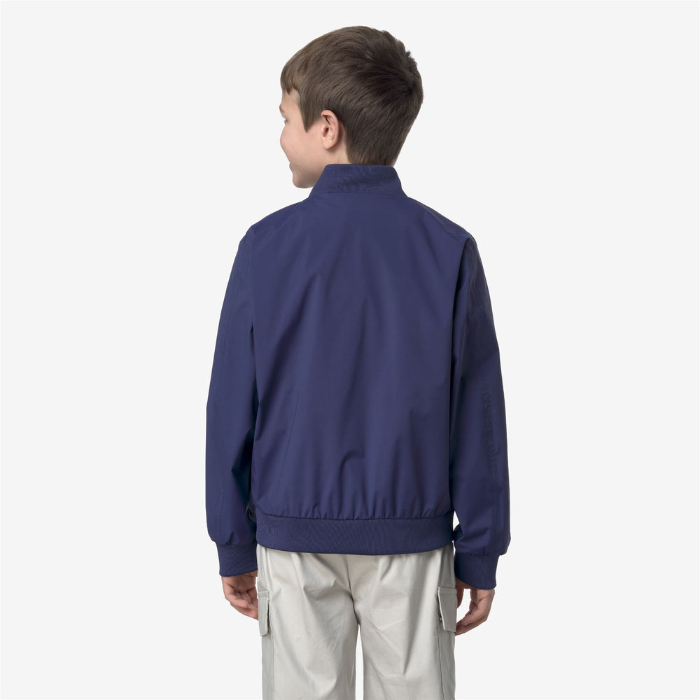 Deep Cobalt Unisex Kids Mid Weather Jacket 02