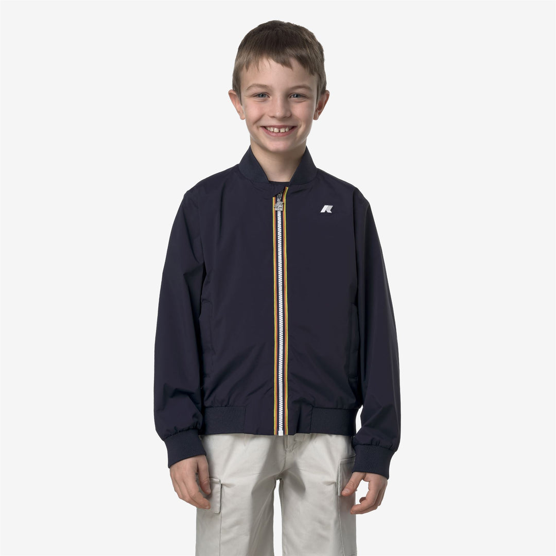 Blue Depth Unisex Kids Mid Jacket for Variable Weather 01