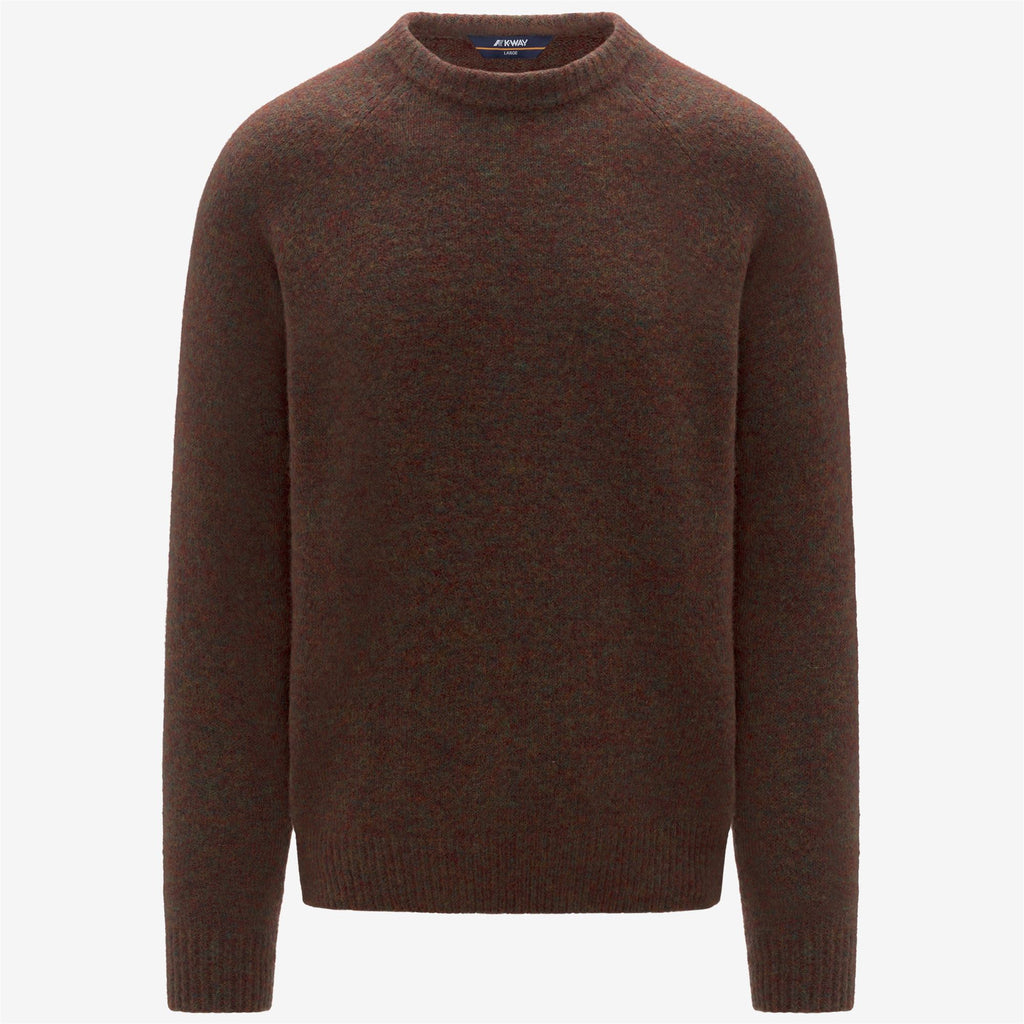 Knitwear_MAN_RENOULT_Pull Over_Brown Coffee Mix - Commercial 1