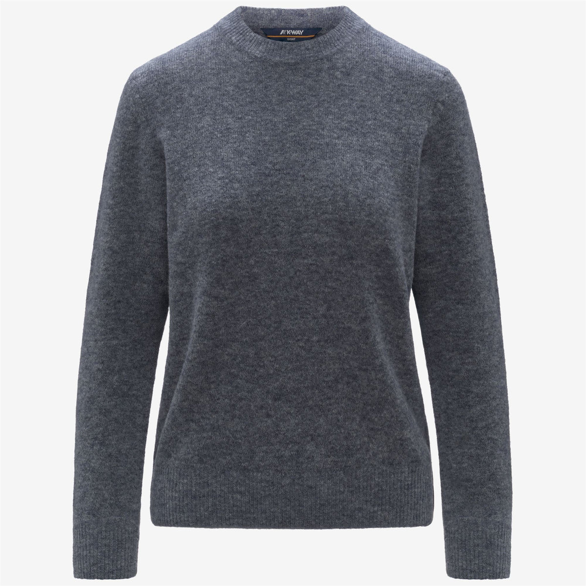 Knitwear_WOMAN_CLARISSE WOOL STRETCH_Pull Over_Blue Wild Mix - Commercial 1