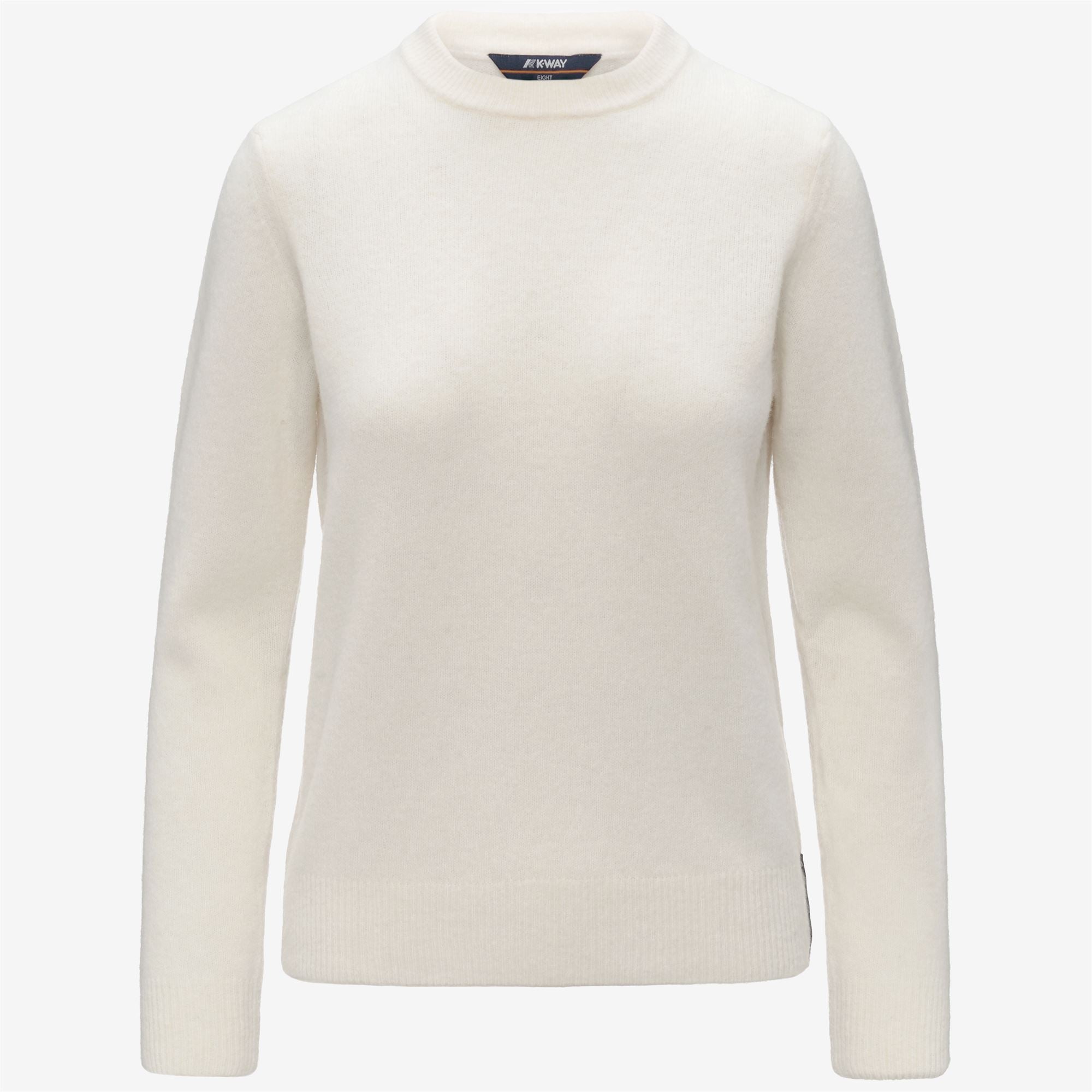 Knitwear_WOMAN_CLARISSE WOOL STRETCH_Pull Over_White Gardenia - Commercial 1