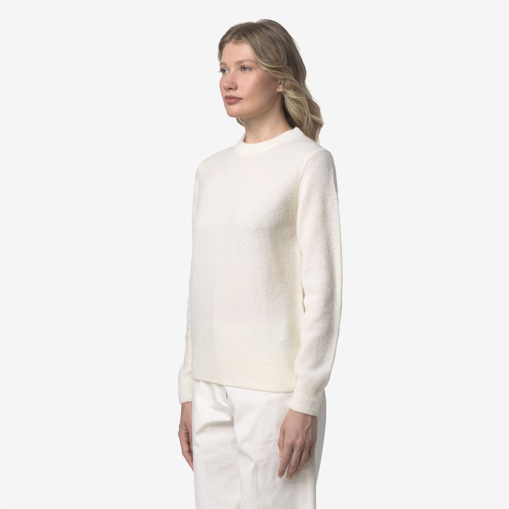 Knitwear_WOMAN_CLARISSE WOOL STRETCH_Pull Over_White Gardenia - Commercial 5