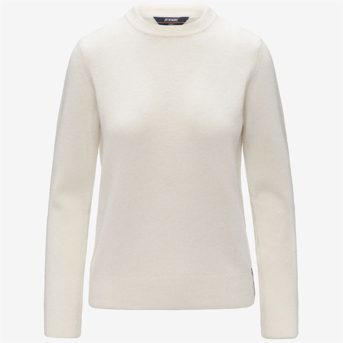 Knitwear_WOMAN_CLARISSE WOOL STRETCH_Pull Over_White Gardenia - Commercial 1