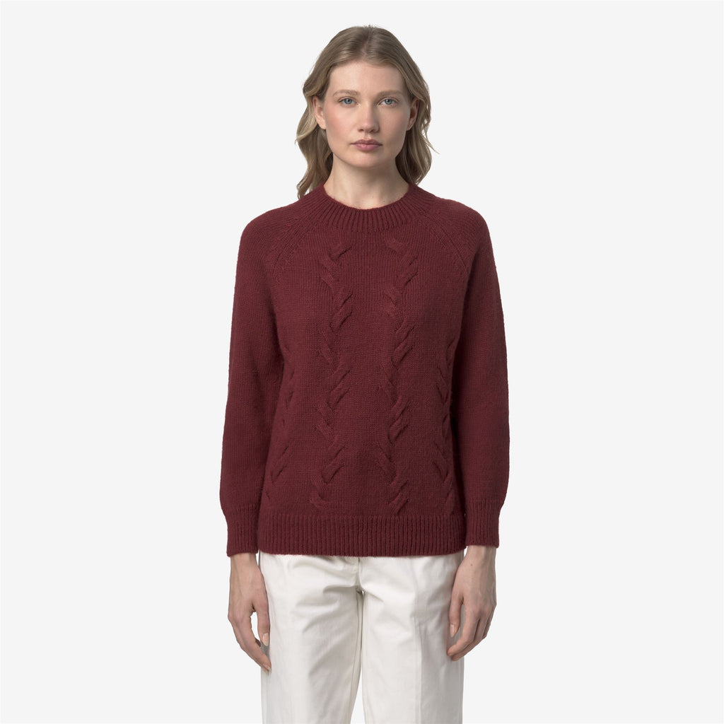 Knitwear_WOMAN_LYSA_Pull Over_Red Tibetan - Commercial 4