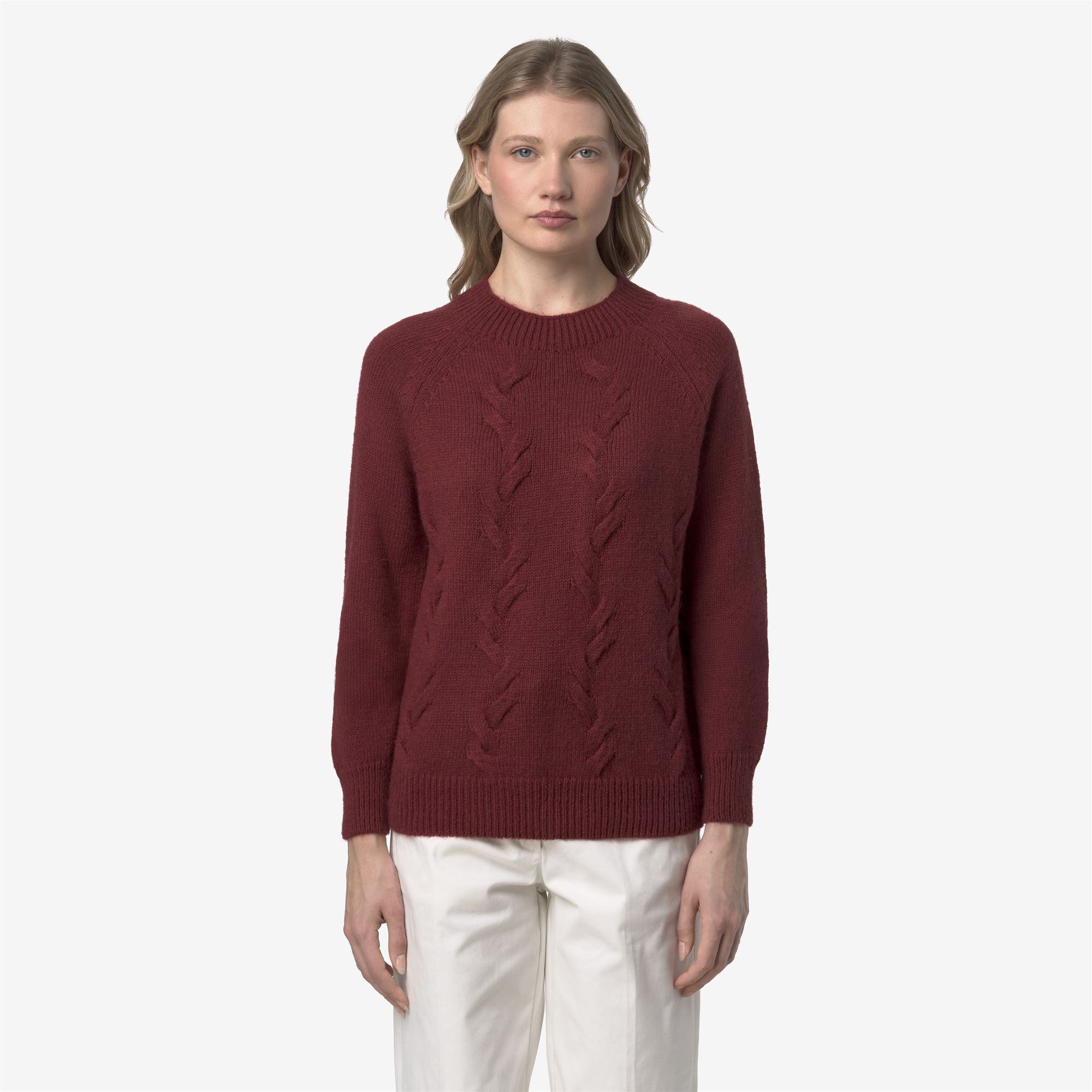 Knitwear_WOMAN_LYSA_Pull Over_Red Tibetan - Commercial 4