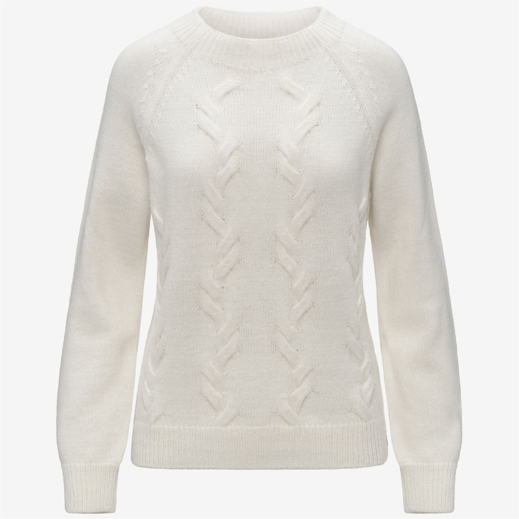 Knitwear_WOMAN_LYSA_Pull Over_White Gardenia - Commercial 1