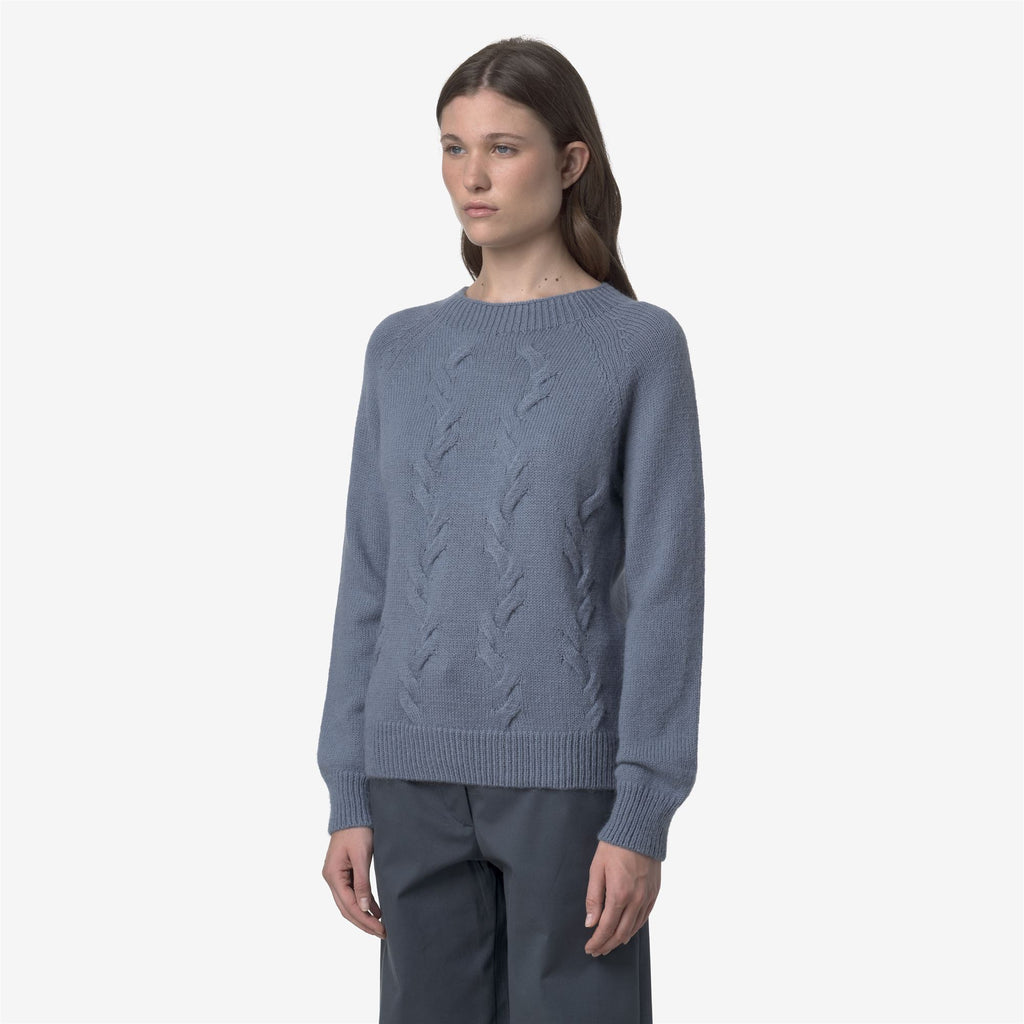 Knitwear_WOMAN_LYSA_Pull Over_Blue Infinity - Commercial 5