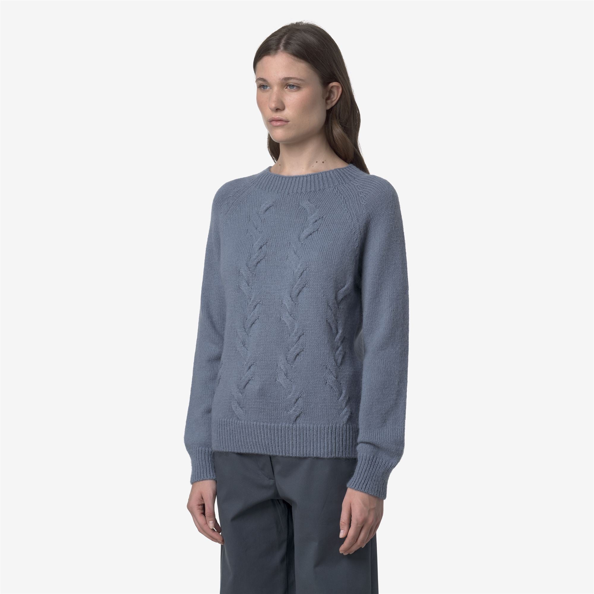 Knitwear_WOMAN_LYSA_Pull Over_Blue Infinity - Commercial 5