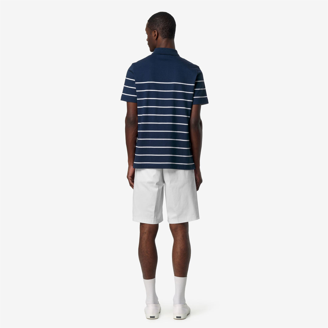 LAYO-FRENCH JERSEY YARN DYED - Polo Shirts - Polo - Uomo - BLUE INSIGNIA-WHITE main