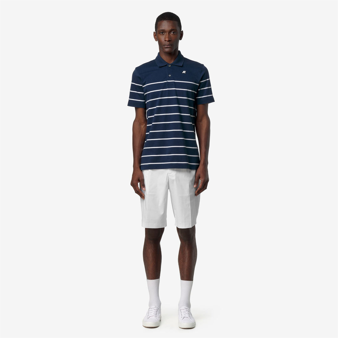 LAYO-FRENCH JERSEY YARN DYED - Polo Shirts - Polo - Uomo - BLUE INSIGNIA-WHITE main