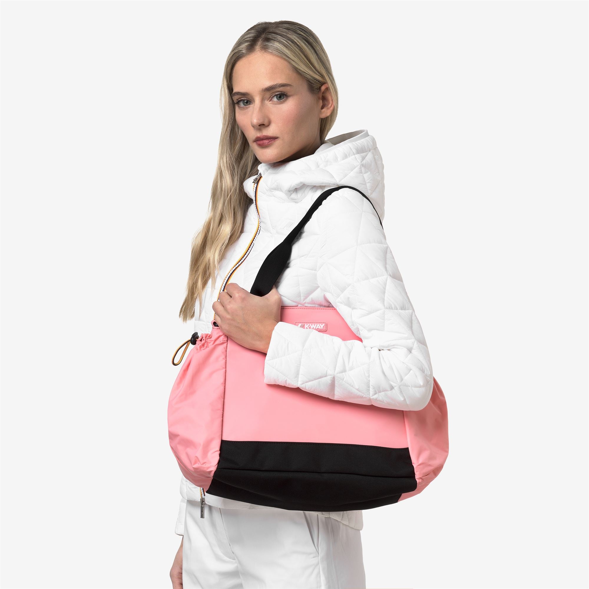 Bags_Woman_AISY_Tote Bag_Pink Geranium - Commercial 5