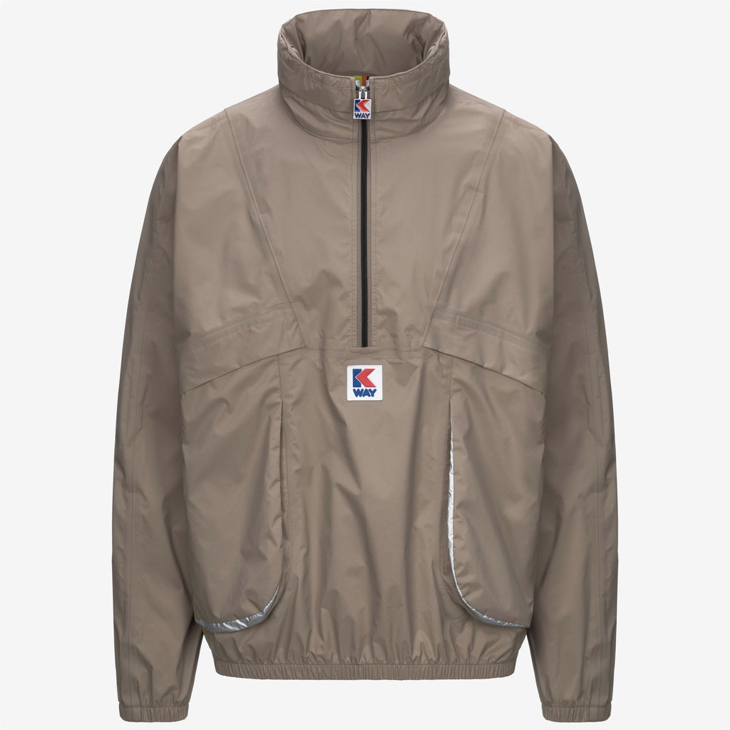 Jackets_UNISEX_7002 HALF ZIP_Short_Beige Taupe - Commercial 1