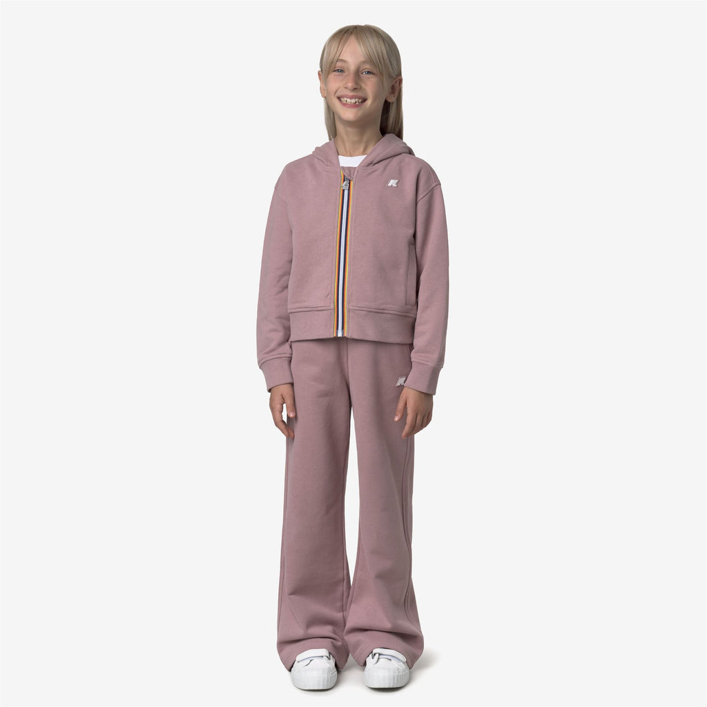 Pants_GIRL_P. GIN FLEECE PEACH_Sport Trousers_Rose Pinkish - Commercial 4