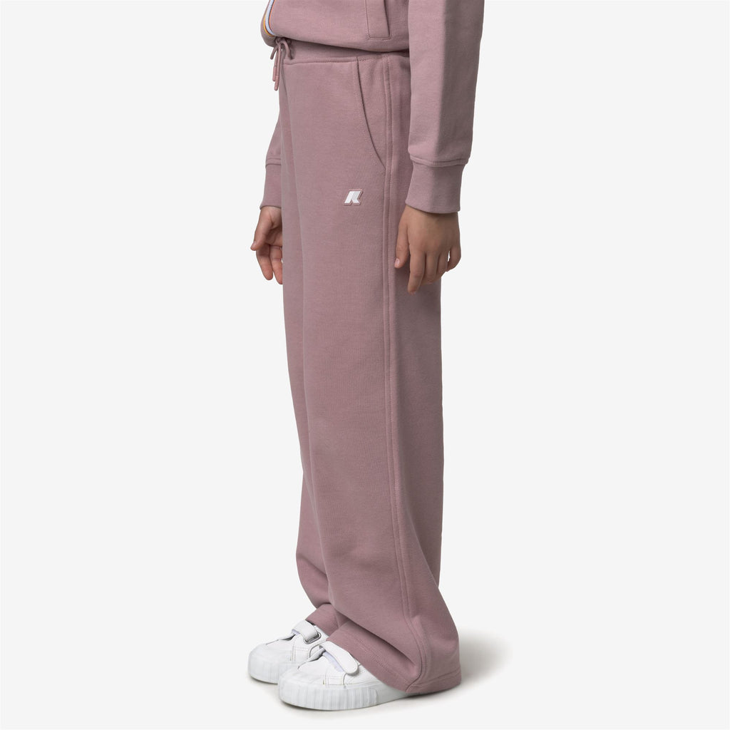Pants_GIRL_P. GIN FLEECE PEACH_Sport Trousers_Rose Pinkish - Commercial 5