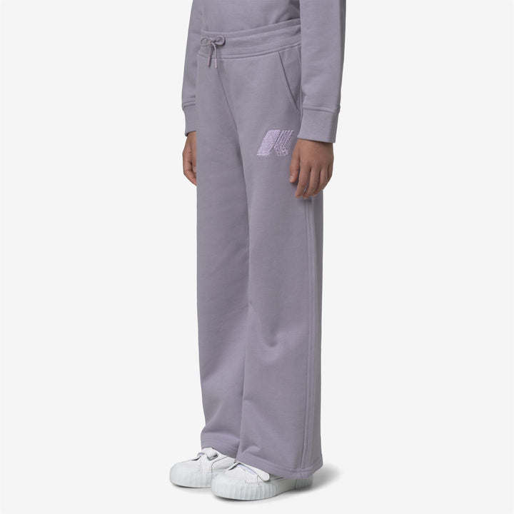 Pantaloni sportivi in ​​cotone per bambina Violet 4