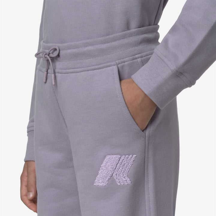 Pantaloni sportivi in ​​cotone per bambina Violet 2