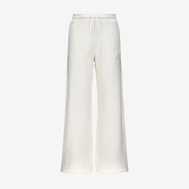 Pantaloni sportivi bianchi da bambina in cotone 1