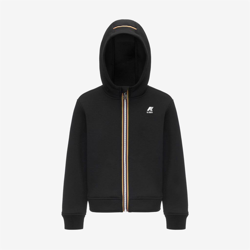 Fleece_Kid unisex_P. ALEC_Jacket_Black Pure - Commercial 1