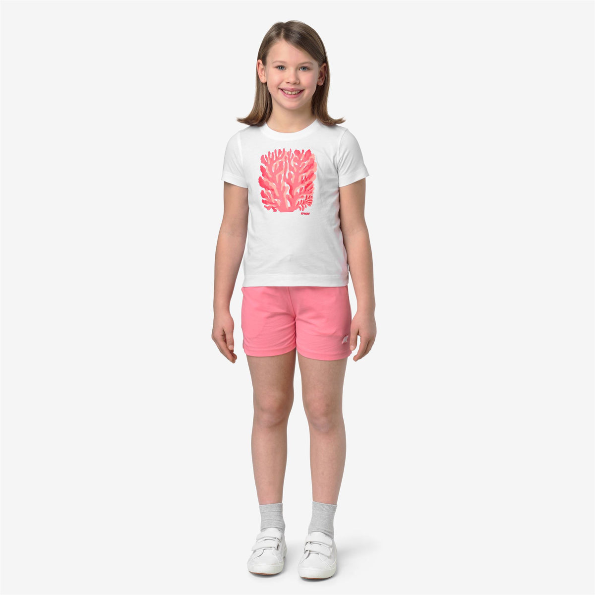 Shorts_Girl_P. VIKETTE JERSEY_Sport Shorts_Pink Geranium - Commercial 4