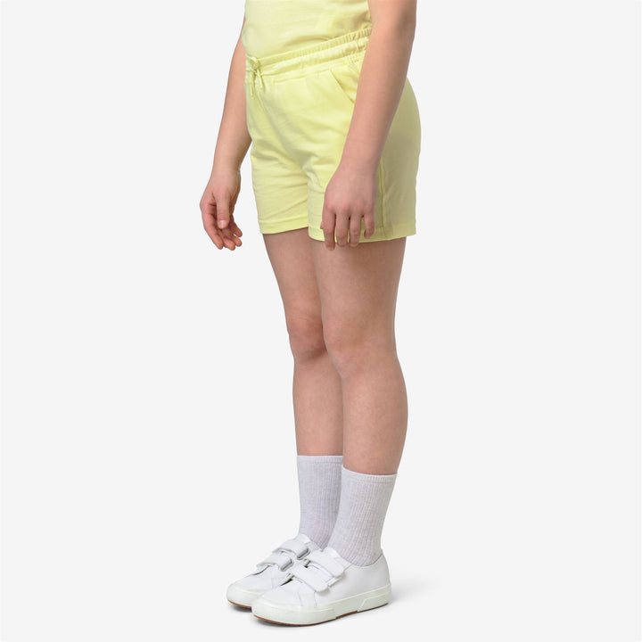 P. VIKETTE JERSEY - Shorts - Sport  Shorts - Girl - YELLOW LIME 4