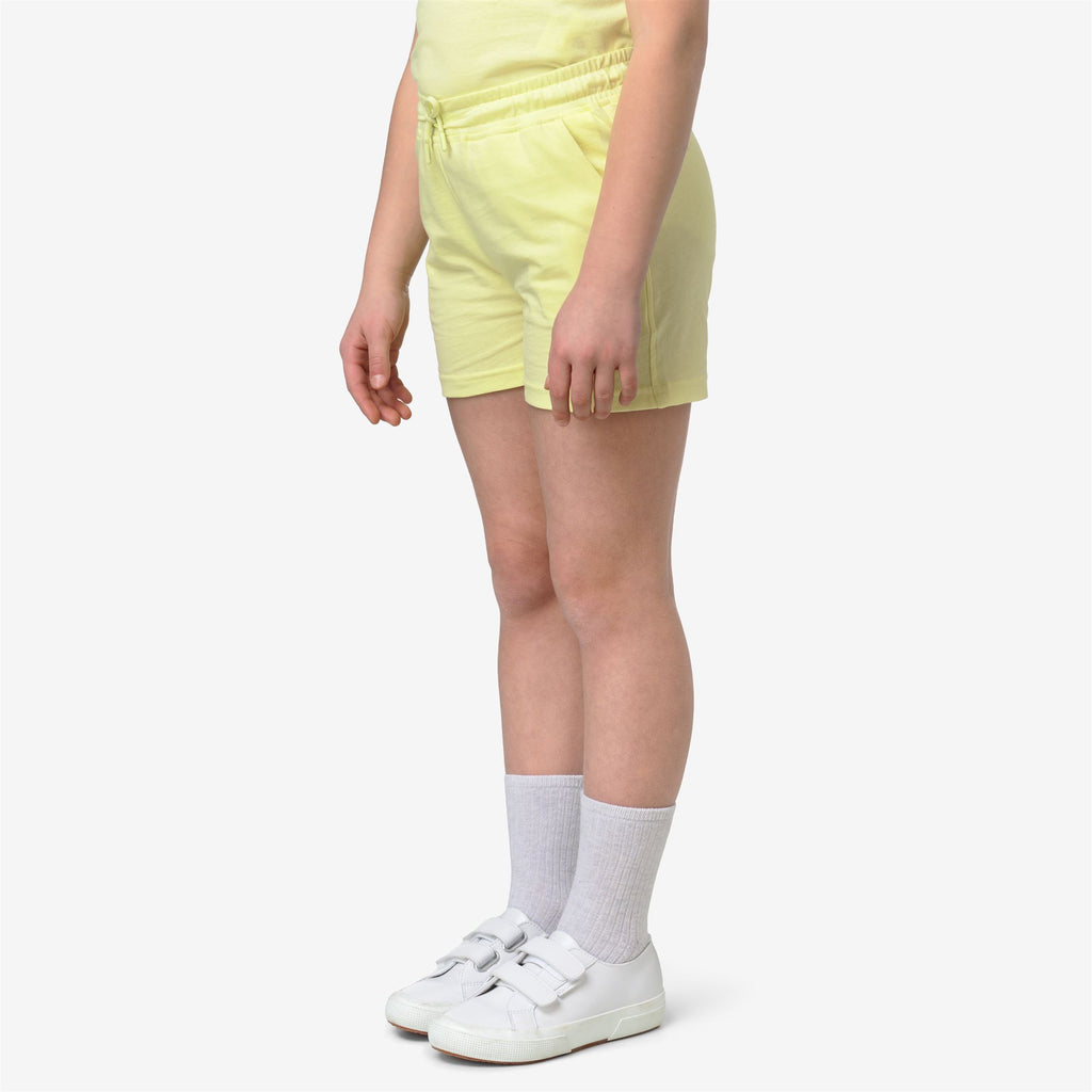 Shorts_Girl_P. VIKETTE JERSEY_Sport Shorts_Yellow Lime - Commercial 5