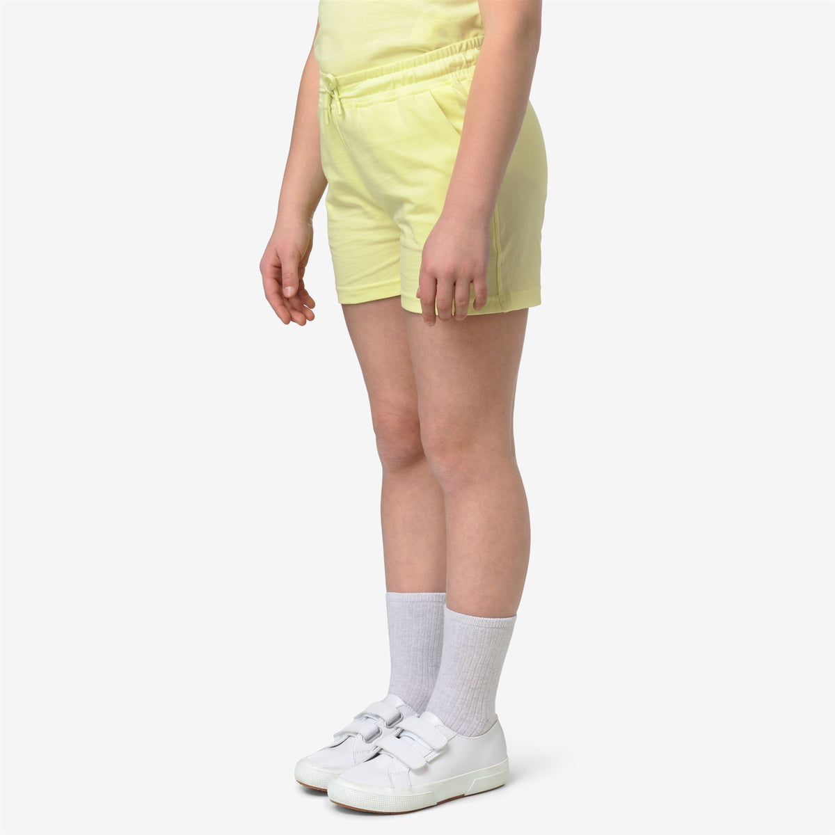 Shorts_Girl_P. VIKETTE JERSEY_Sport Shorts_Yellow Lime - Commercial 5