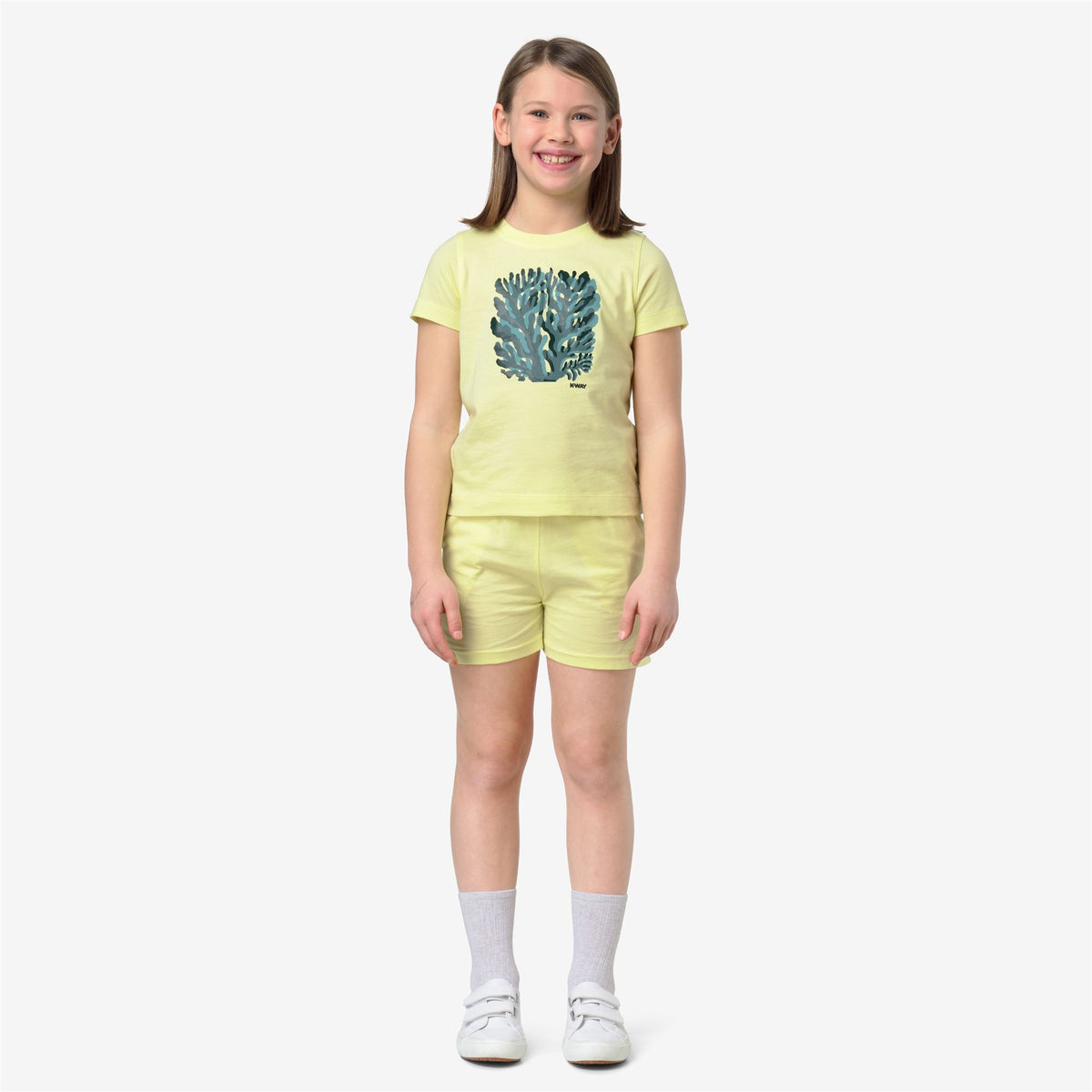 Shorts_Girl_P. VIKETTE JERSEY_Sport Shorts_Yellow Lime - Commercial 4