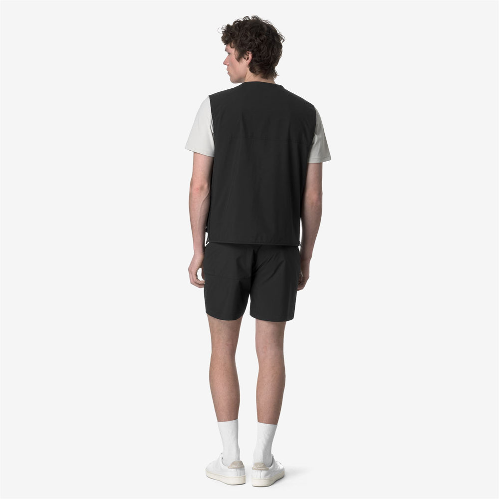 Grey Black Men's Cargo Outdoor Shorts with Waterproof Features 02