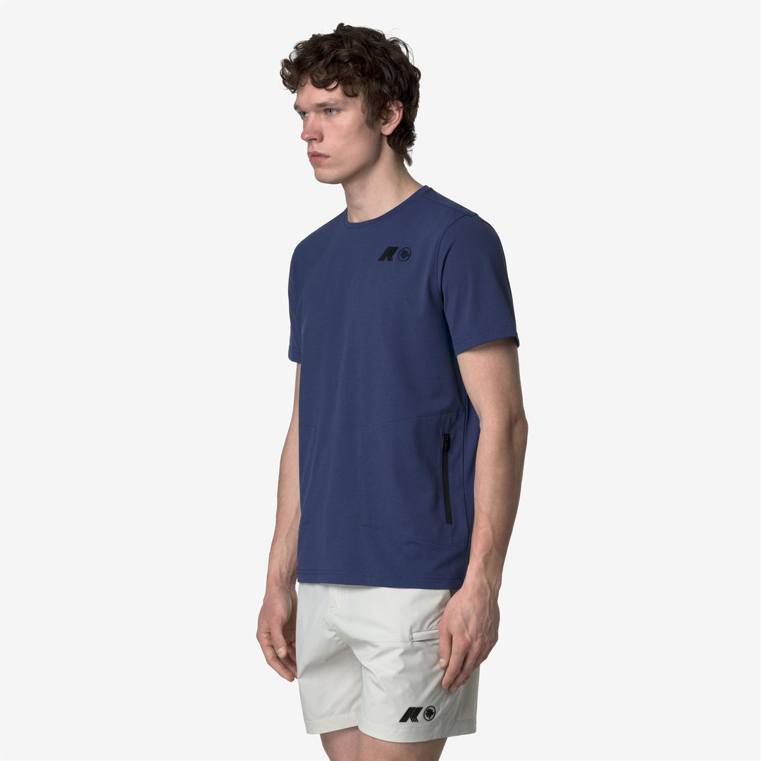 Cobalt Blue Unisex Packable T-Shirt with Recycled Polyester main