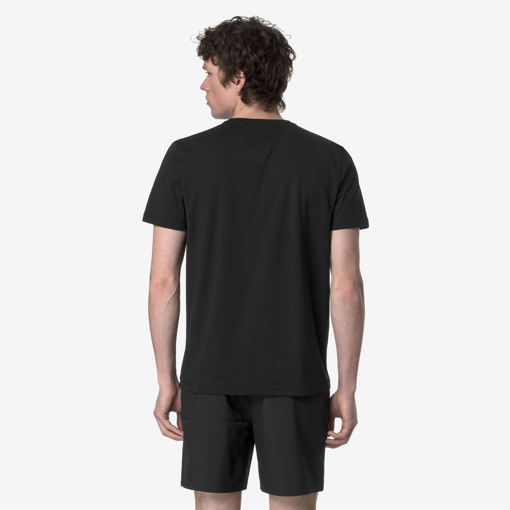 Black Grey Unisex Packable T-Shirt for City Wear 02