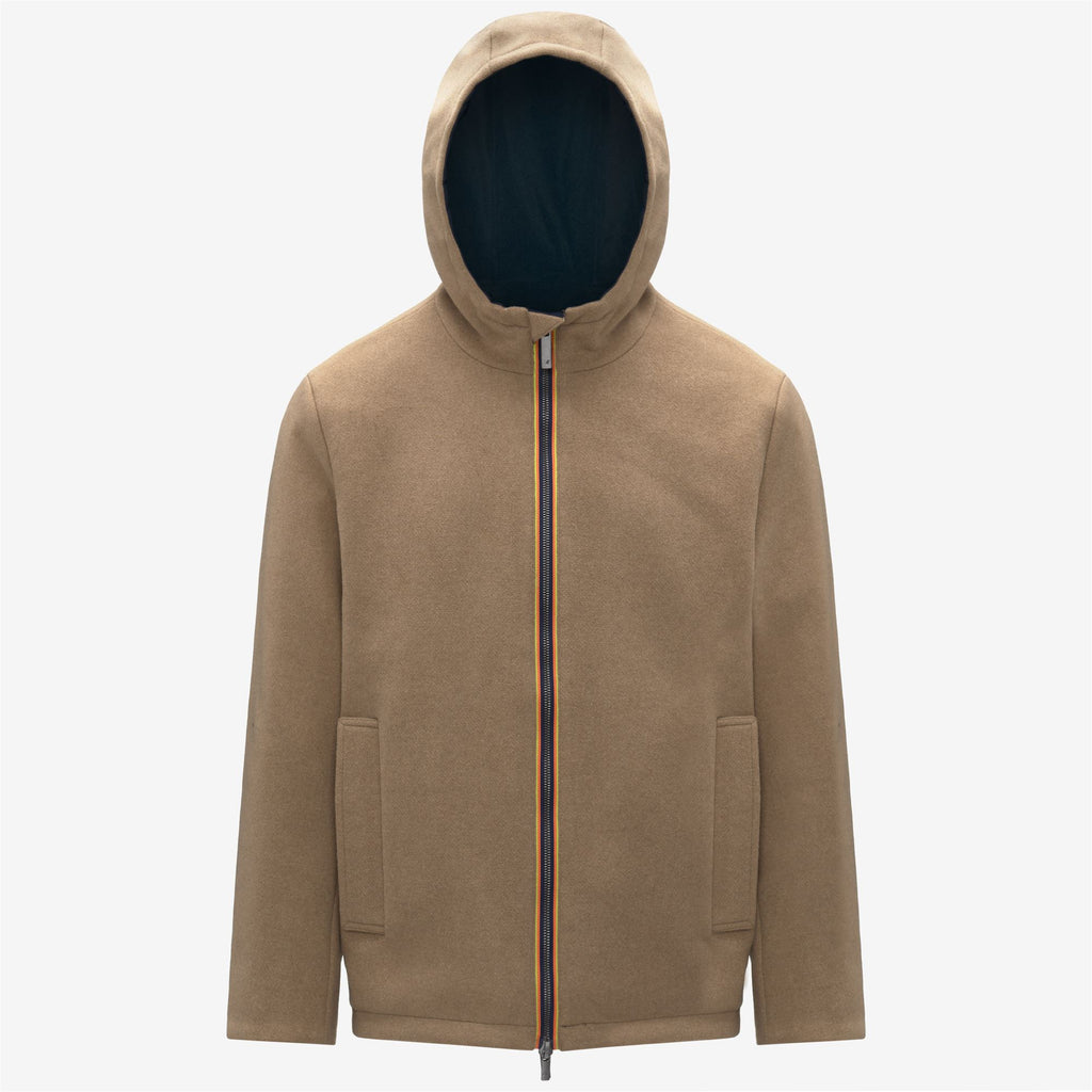 Jackets_Man_CLAUDEL WOOL BONDED DOUBLE_Mid_Beige Khaki - Blue Depth - Commercial 1
