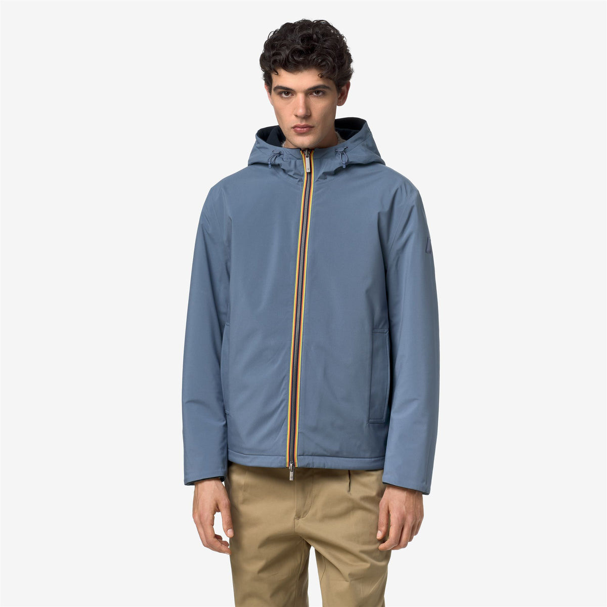 Jackets_Man_CLAUDEL WOOL BONDED DOUBLE_Mid_Blue Depth - Blue Wild - Commercial 3