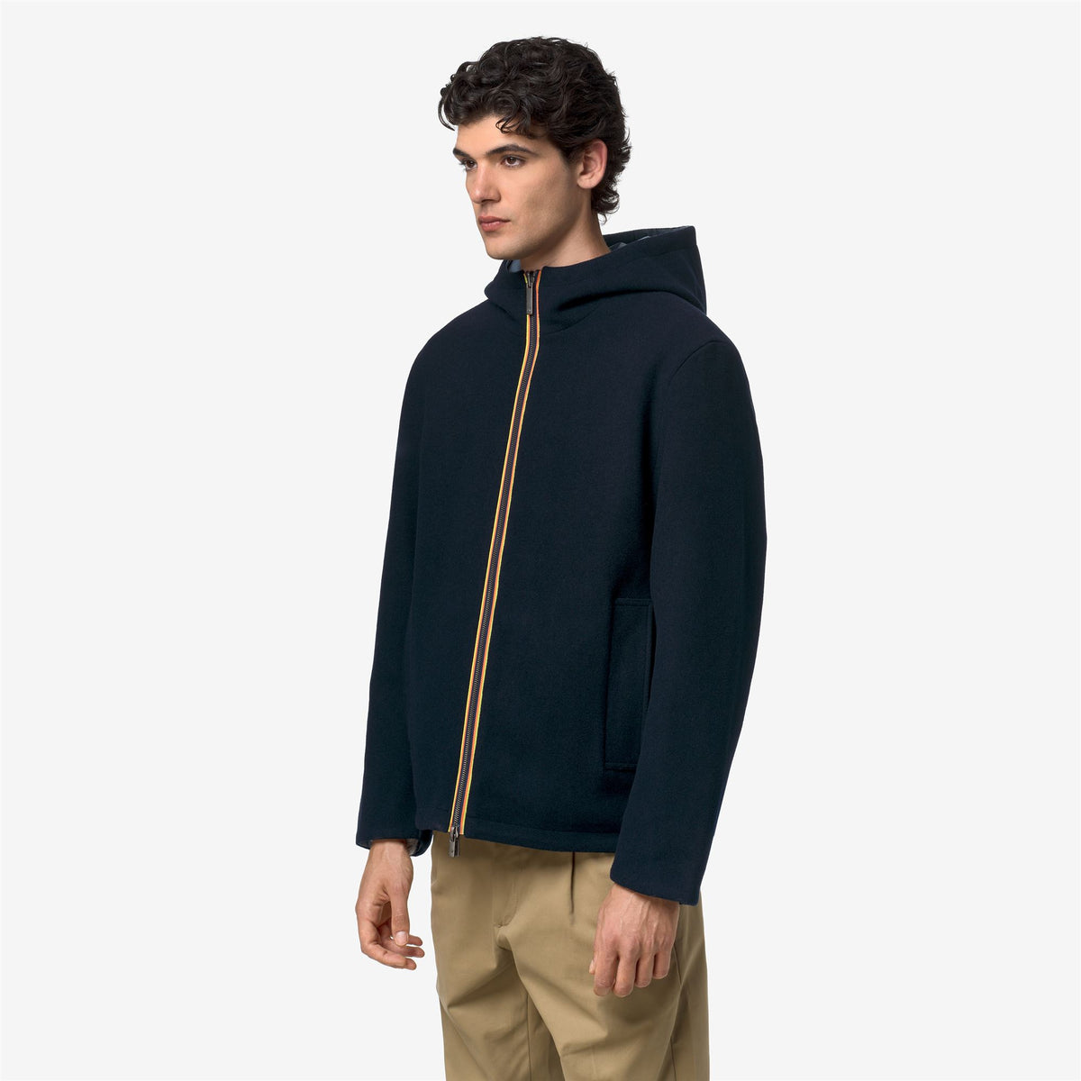 Jackets_Man_CLAUDEL WOOL BONDED DOUBLE_Mid_Blue Depth - Blue Wild - Commercial 5