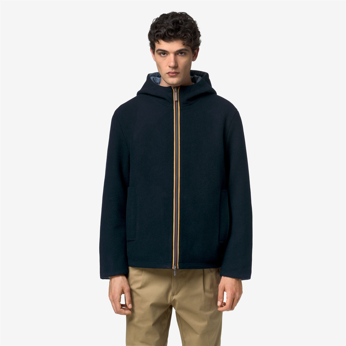 Jackets_Man_CLAUDEL WOOL BONDED DOUBLE_Mid_Blue Depth - Blue Wild - Commercial 4