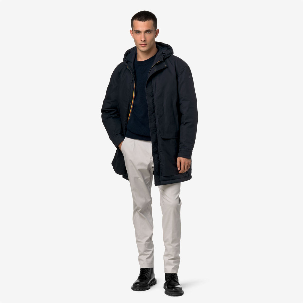 Jackets_Man_CURTI WAX COTTON NYLON_3/4 Length_Blue Depth - Commercial 7