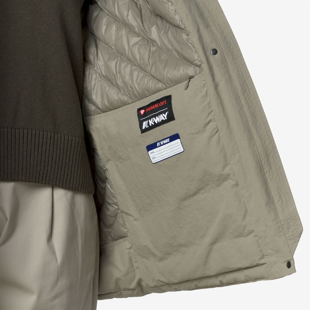 Jackets_WOMAN_KALIMA WARM COTTON NYLON_3/4 Length_Green Oak - Commercial 7