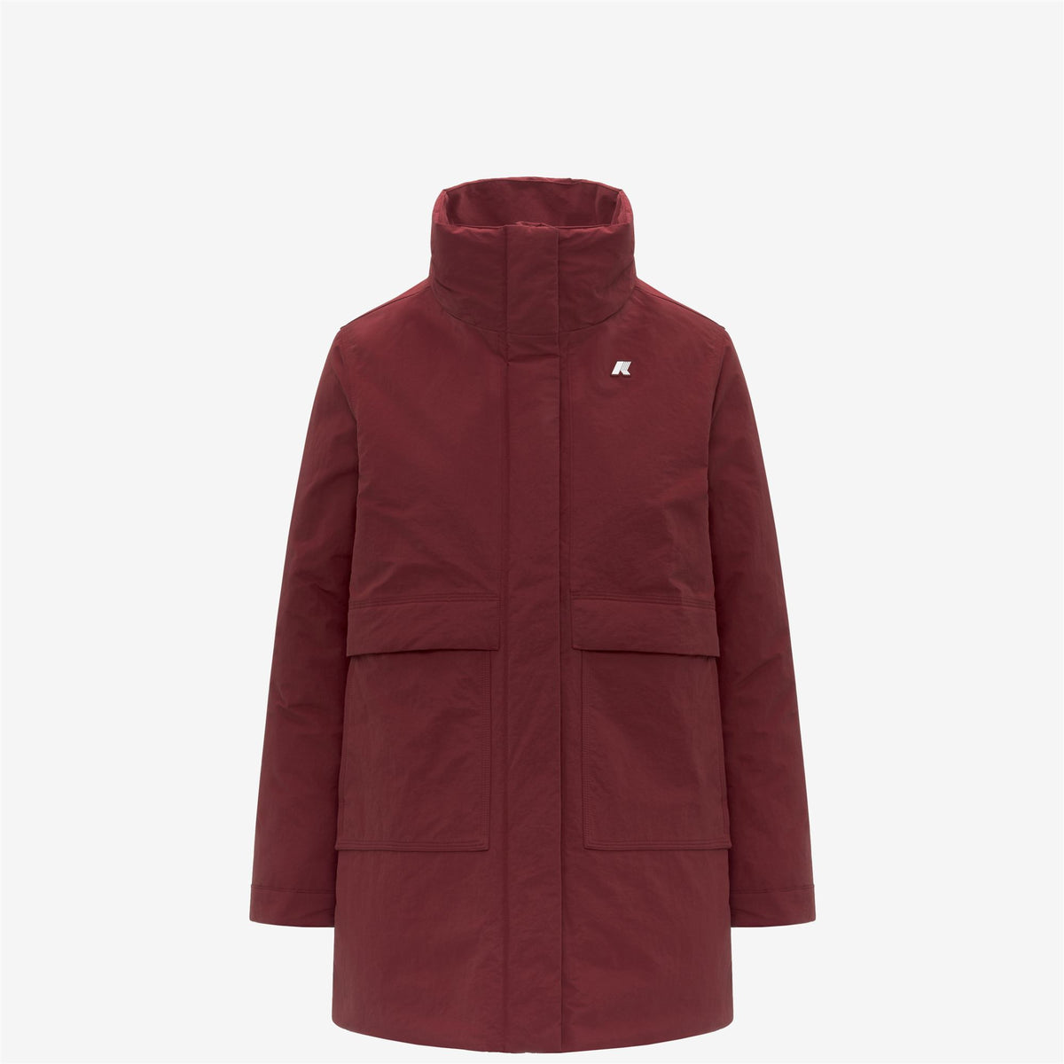 Jackets_WOMAN_KALIMA WARM COTTON NYLON_3/4 Length_Red Syrah - Commercial 2