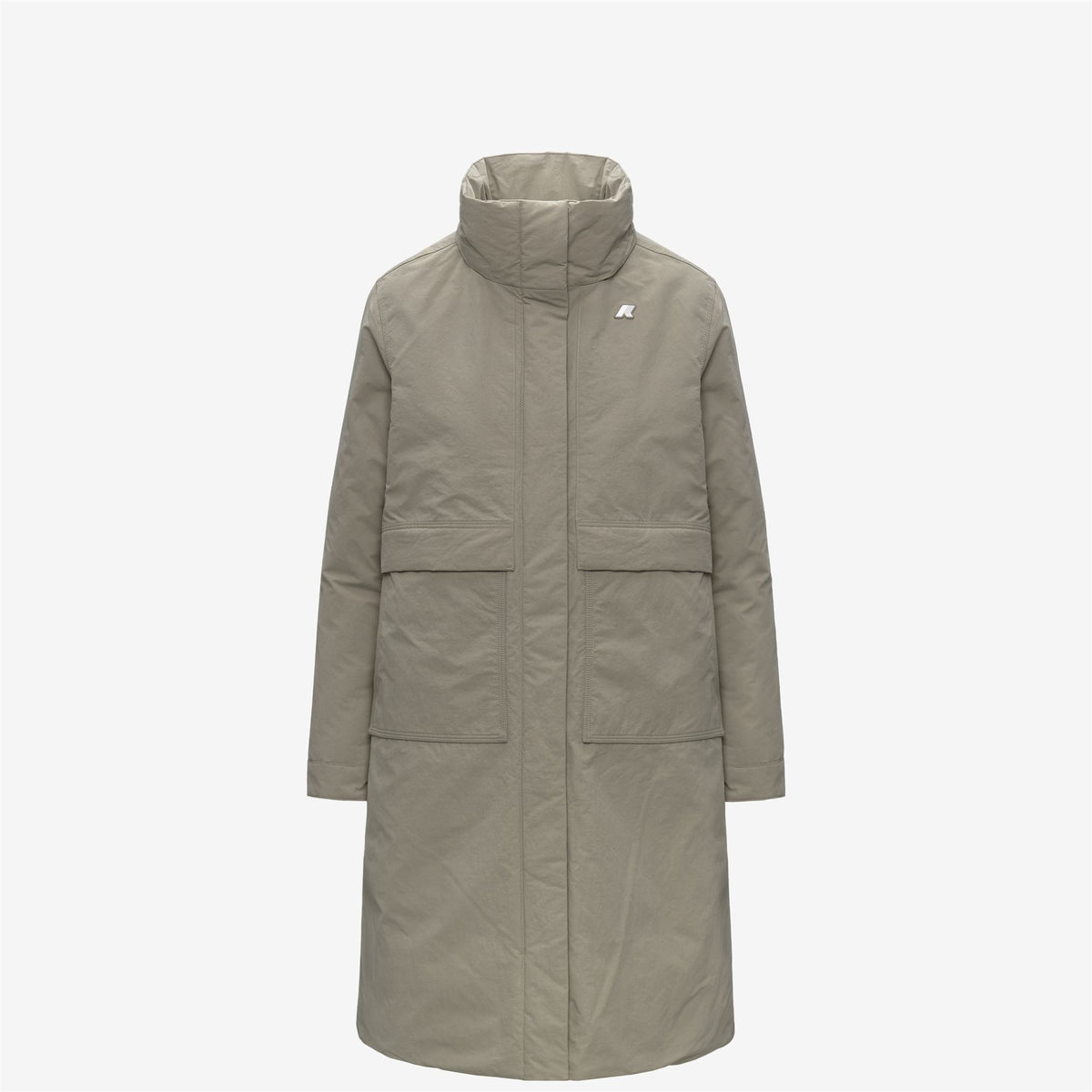 Jackets_WOMAN_KALISHA WARM COTTON NYLON_Long_Green Oak - Commercial 2