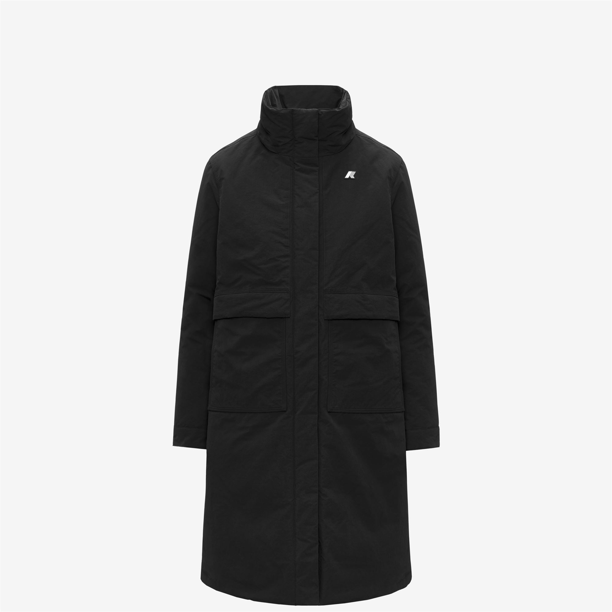 Jackets_WOMAN_KALISHA WARM COTTON NYLON_Long_Black Pure - Black Pure - Commercial 2