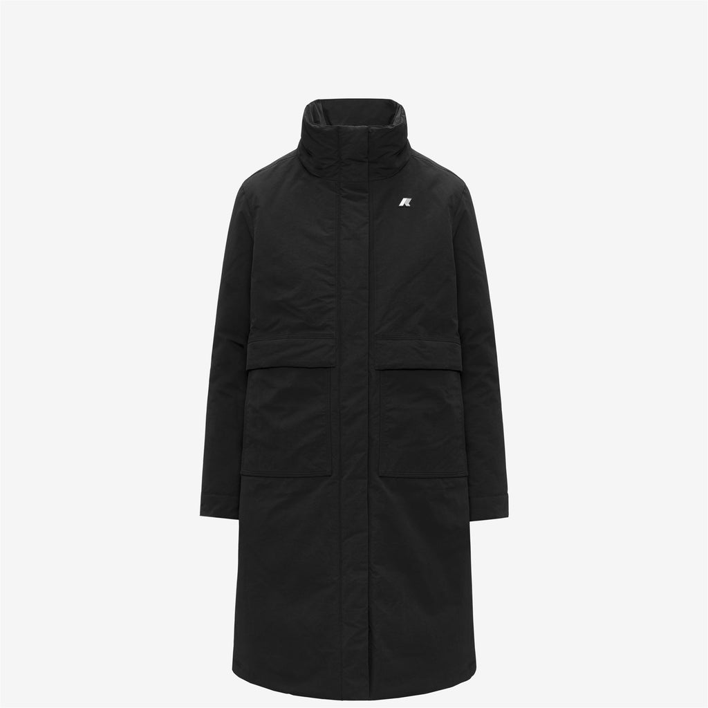Jackets_WOMAN_KALISHA WARM COTTON NYLON_Long_Black Pure - Black Pure - Commercial 2