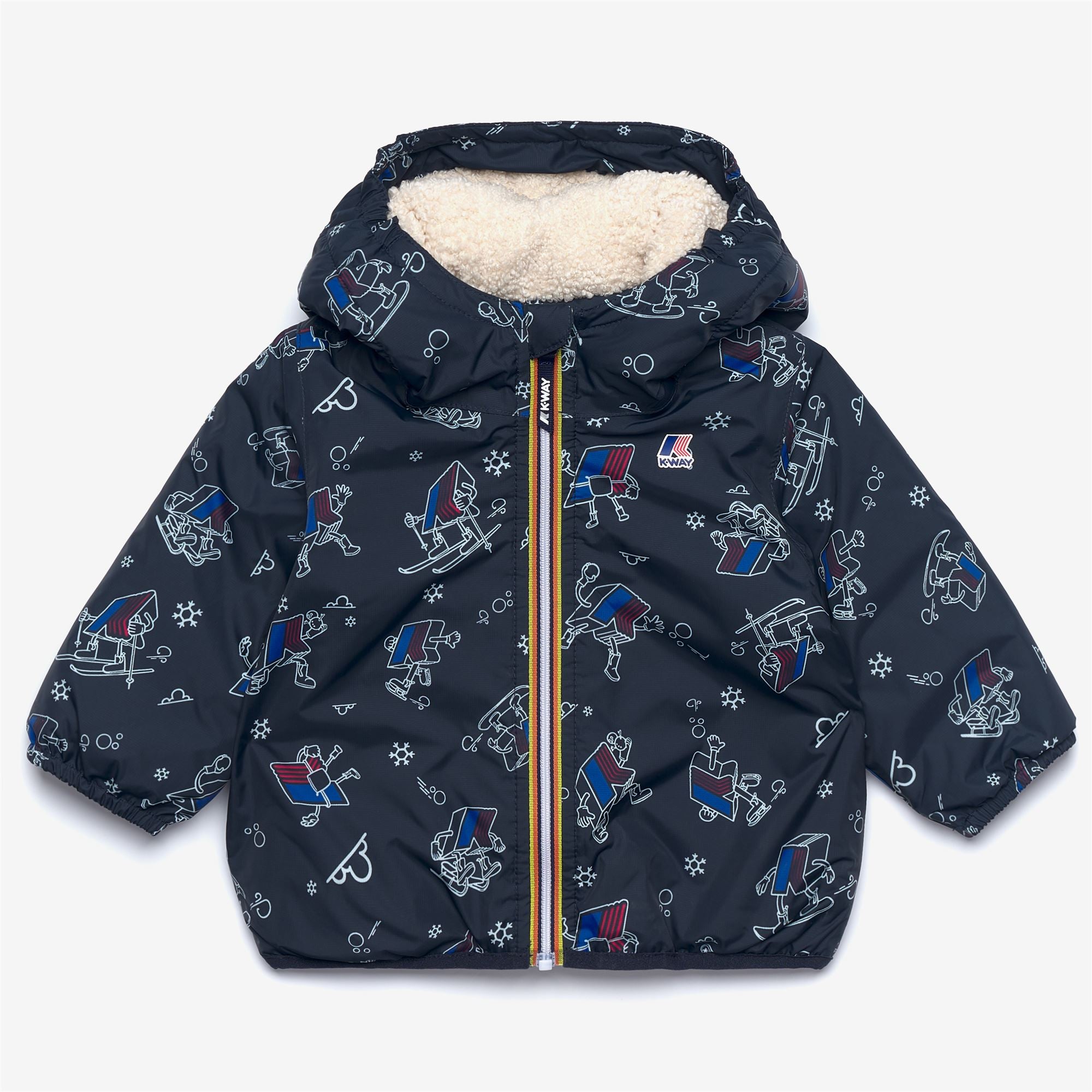 Jackets_KID UNISEX_E. LE VRAI 4.0 CLAUDINE ORSETTO GRAPHIC_Mid_K FIGURES INFANT BOY - Commercial 1