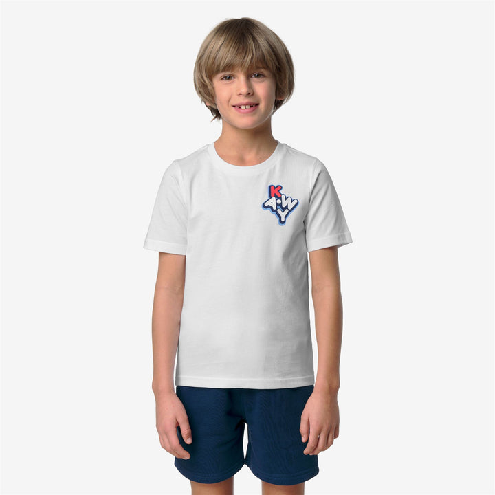 P. LEONIDE SCATTERED LETTERING - T-ShirtsTop - T-Shirt - Bambino/a - WHITE 4