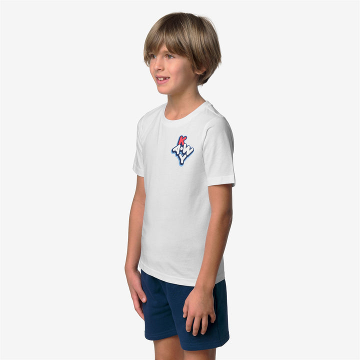 P. LEONIDE SCATTERED LETTERING - T-ShirtsTop - T-Shirt - Bambino/a - WHITE 5