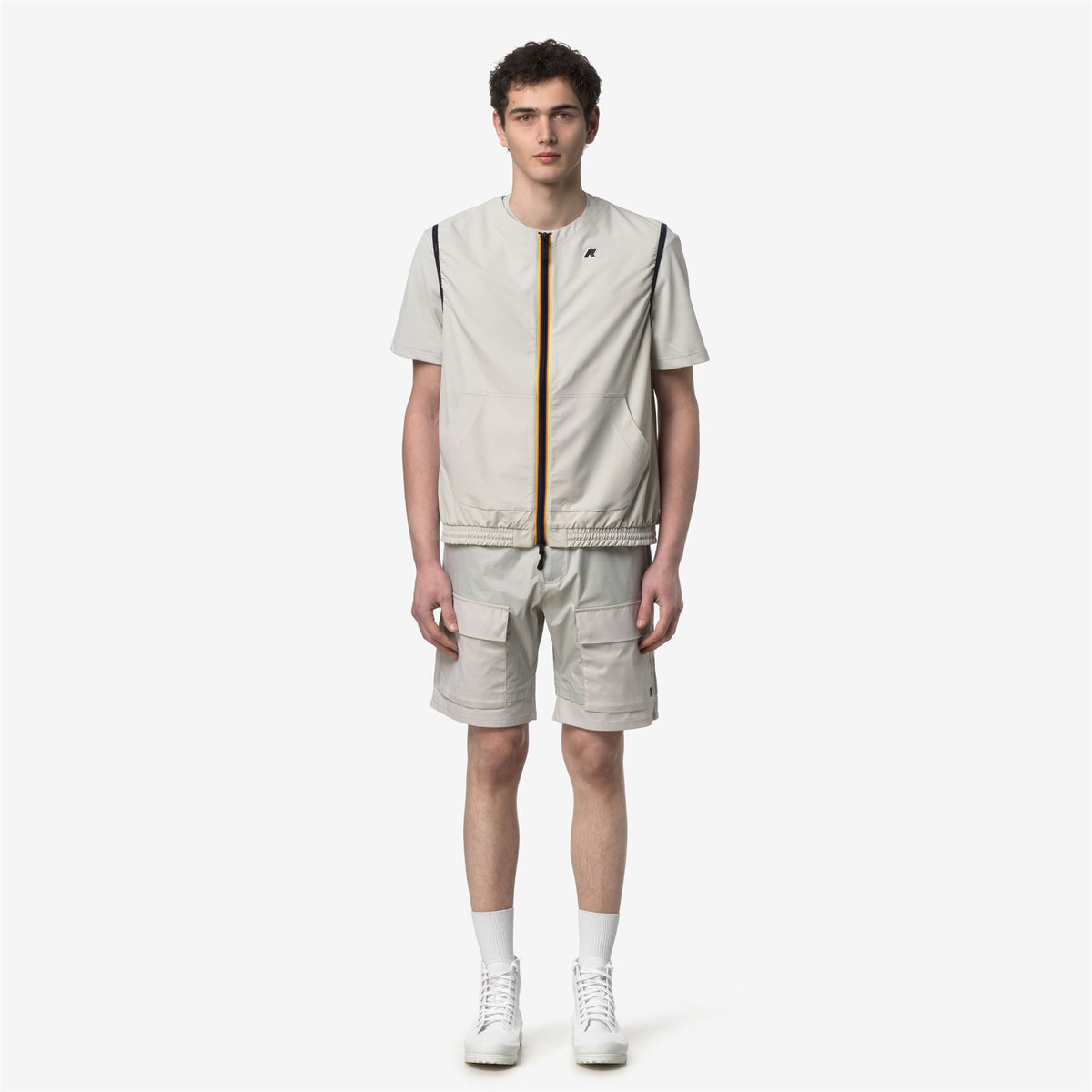 Fleece_Man_SISEL_Jumper_BEIGE LT - Commercial 4