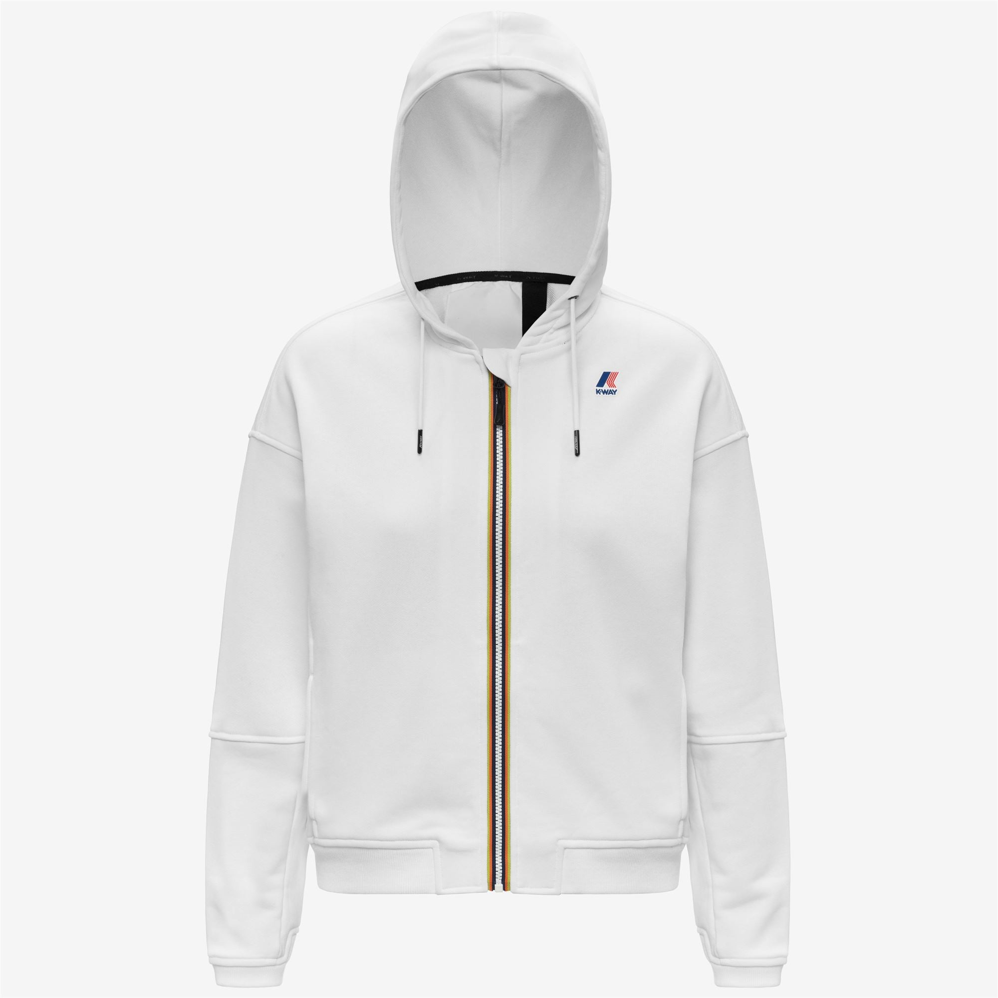Fleece_WOMAN_LARA POLY COTTON_Jumper_White - White - Commercial 1
