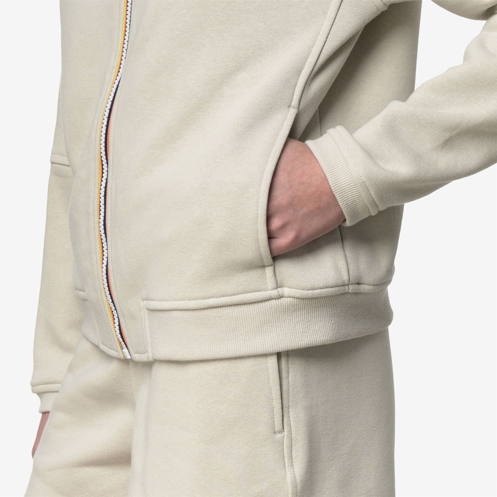 Fleece_WOMAN_LARA POLY COTTON_Jumper_BEIGE LT - Commercial 7