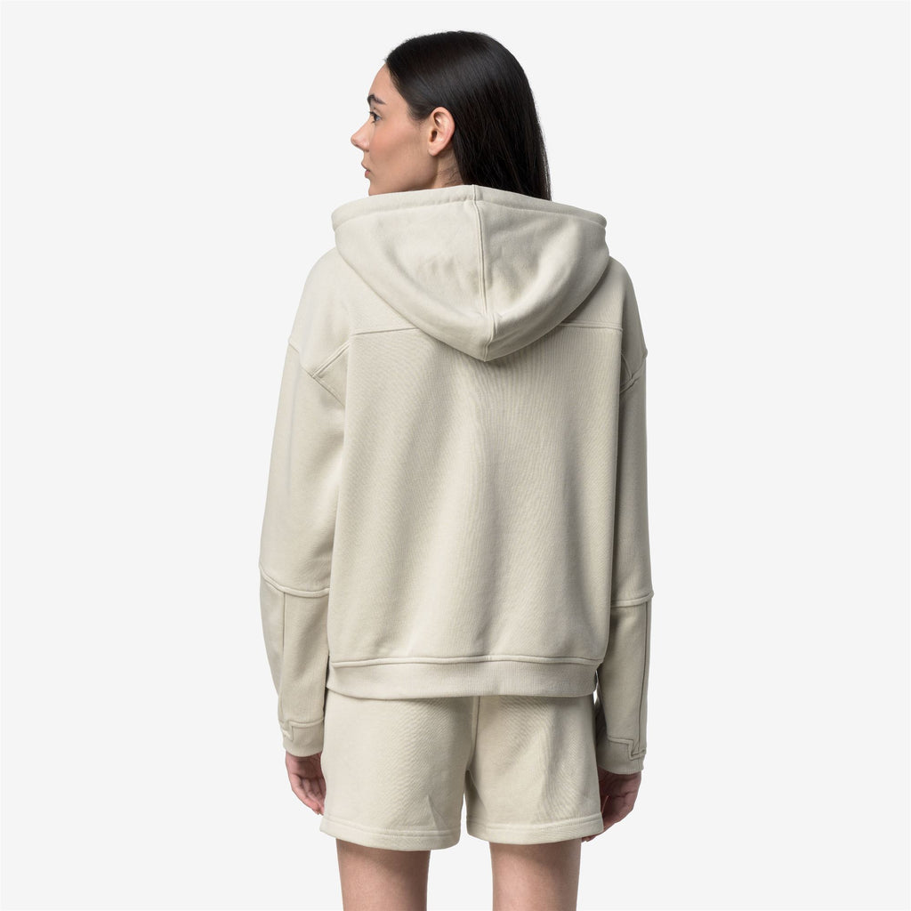 Fleece_WOMAN_LARA POLY COTTON_Jumper_BEIGE LT - Commercial 6